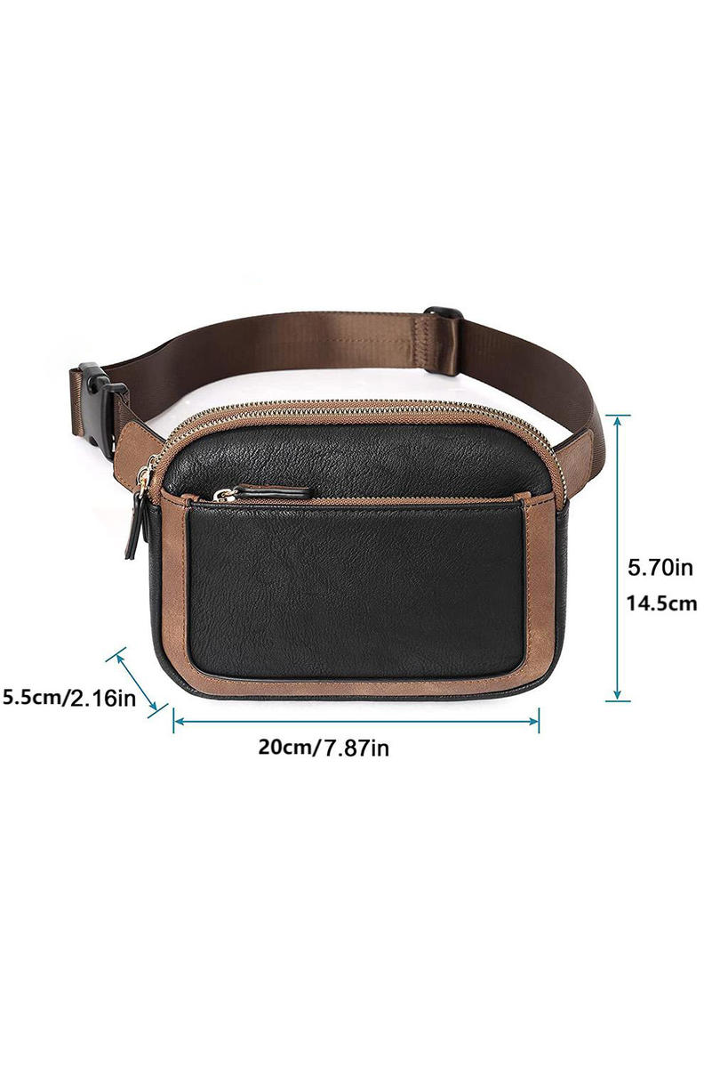 Mini PU Leather Crossbody Bag