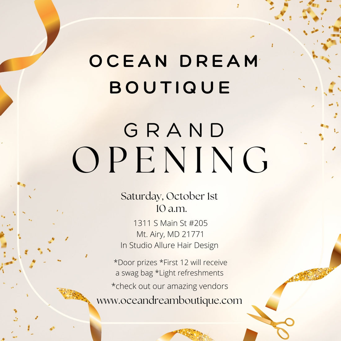 Ocean Dream Boutique Grand Opening - Ocean Dream Boutique